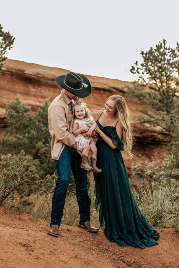 Family session at Garden of the Gods